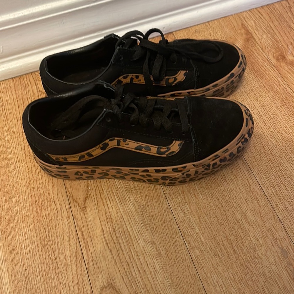 Cheetah print sneakers